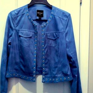 Blue Jacket. Brand is Insight from New York.
